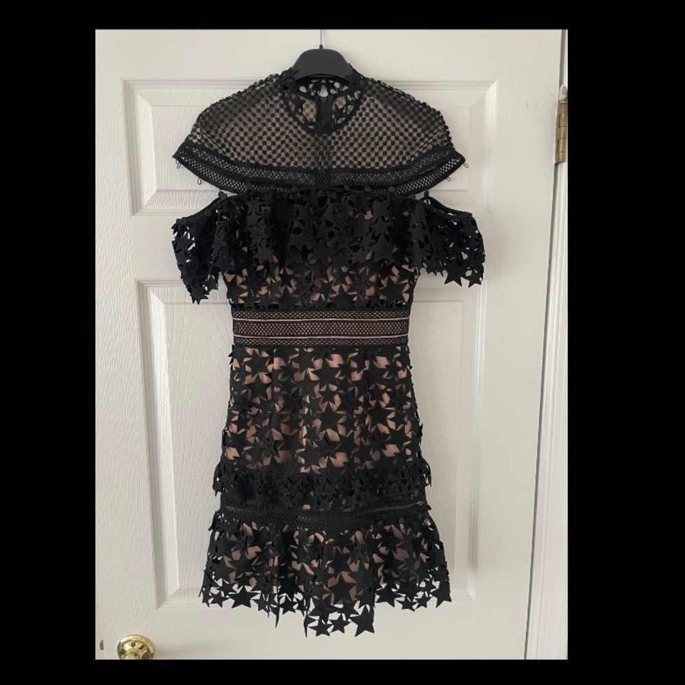 Self-Portrait Star Lace Dress